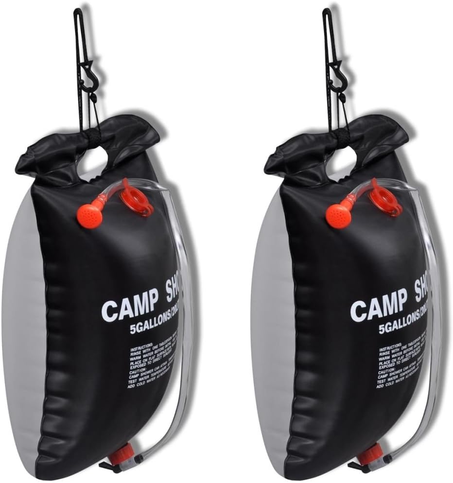 vidaXL Outdoor Campingdusche Solardusche Brause Solar Camping Dusche