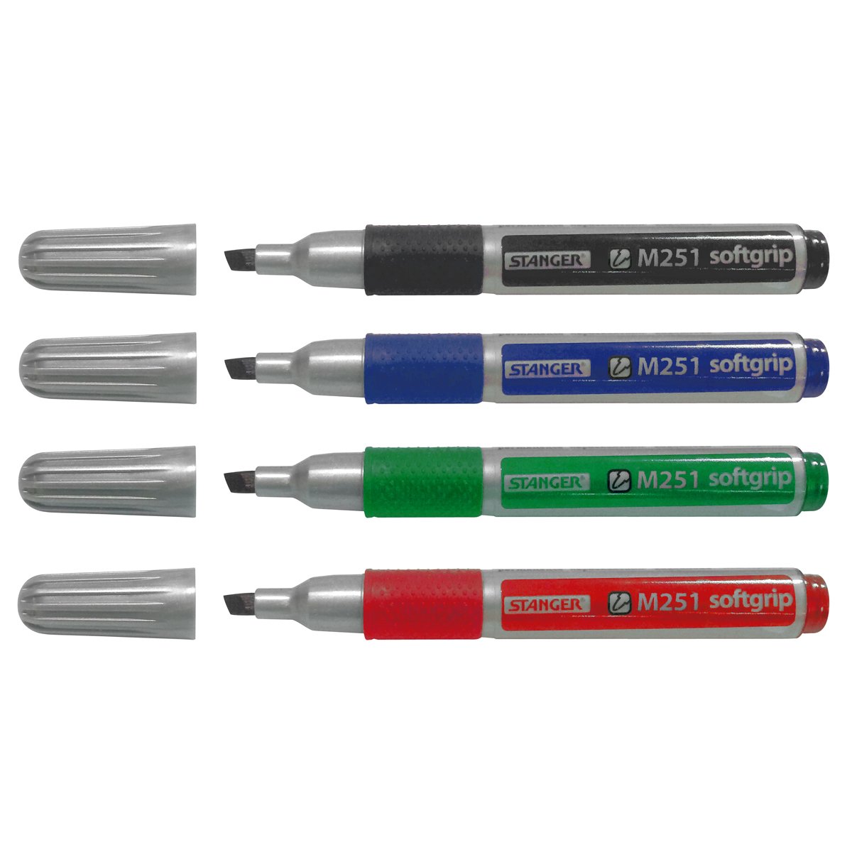 Silverline Stanger 712514 Set of 4 M251 Chissel softgrip BK 1–4 MM