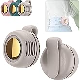 Mini Fan With Clip, Portable Silent Mini Bladeless Fan Clip On, 2025 New Adjustable 3-Speed Suspended Waist Fans, For Outdoor