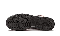 Jordan Big Kid's 1 Mid SE Turf Orange/Black-White