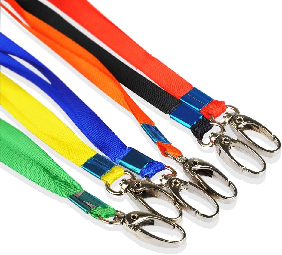 BUYGOO 24Pcs Name Badge Card Holders with Neck Lanyards for Staffs Students Teachers Waterproof Clear ID Tags Holders and Neckstrap Vertical Name Card Holder for Office Exhibition Conference - Image 5