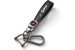 LASERSWING for St. Louis Cardinals Baseball Fans Car Keychain Keyring Accessories, Leather Car Key Chain Replacement for Key Fob Holder,Delicate Gifts for Men Women, St. Louis Cardinals