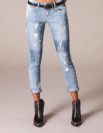 calcas jeans feminina rasgada