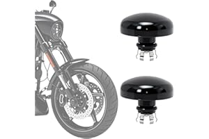 AC-MTORC Motorcycle Front Axle Nut Caps Axle Covers for Harley Touring Street Glide FLHX, Road Glide FLTRX, CVO FLHXSE FLTRXSE FLTRXSTSE 2023-2025
