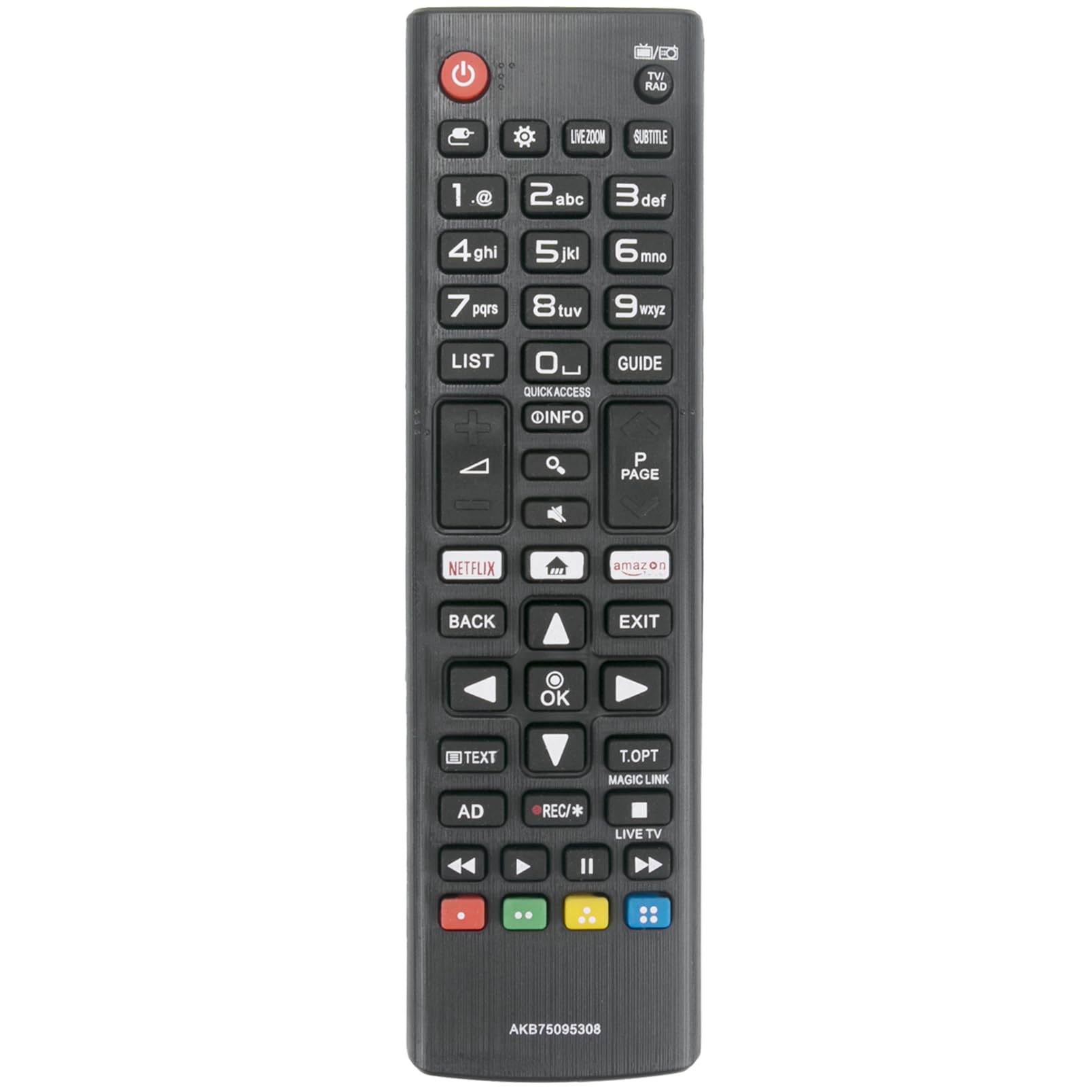 ALLIMITY AKB75095308 Replace Remote Control fit for LG AVTEX WEBOS TV W249TS W279TS W320TS W215TS W195TS 43UJ6309 49UJ6309 55UJ634V 65UJ634V 60UJ6309 32LJ610V 43UJ634V 49UJ634V