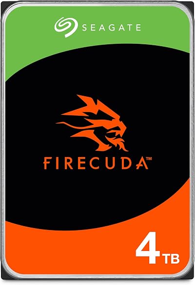 Seagate FireCuda 4TB Internal HDD 3.5in SATA 6Gb/s 7200 RPM 256MB Cache