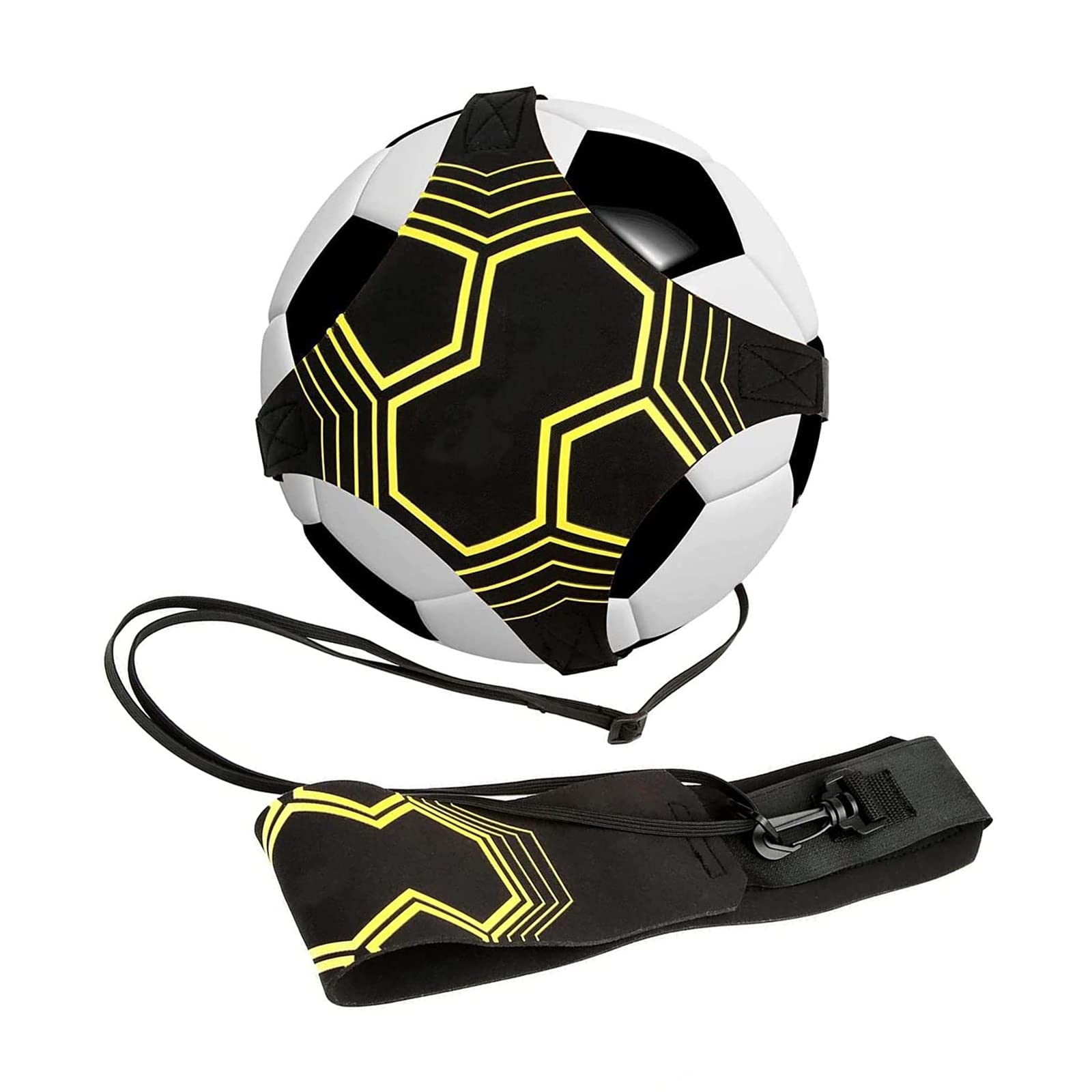SIMEIXI Football Kick Trainer, Single Trainer with Adjustable Belt, Training Aids for Kids and Adults