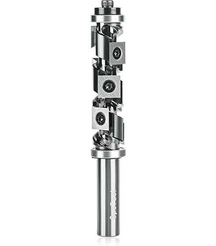 Amana Tool HSS1645 High Speed Steel Double Flute Spiral Router Bit – 1/2" Diameter, 1-1/2" Cutting Height, 1/2" Shank, Up-Cut, For Aluminum & Non-Ferrous Metal Grooving, Slotting