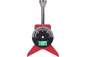 CHEOTIME Pipe Center Finder, Pipefitter Tools Magnetic Centering Head, 2.75 Y Type Pipe Fitting Tools Adjustable Dial Bubble Protractor to Measure Pipe Diameter from 1-1/2 to 6