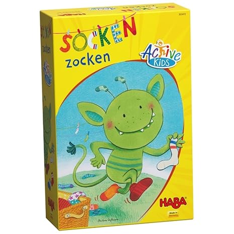 Haba 303472 - Socken zocken, Active Kids Lernspiel