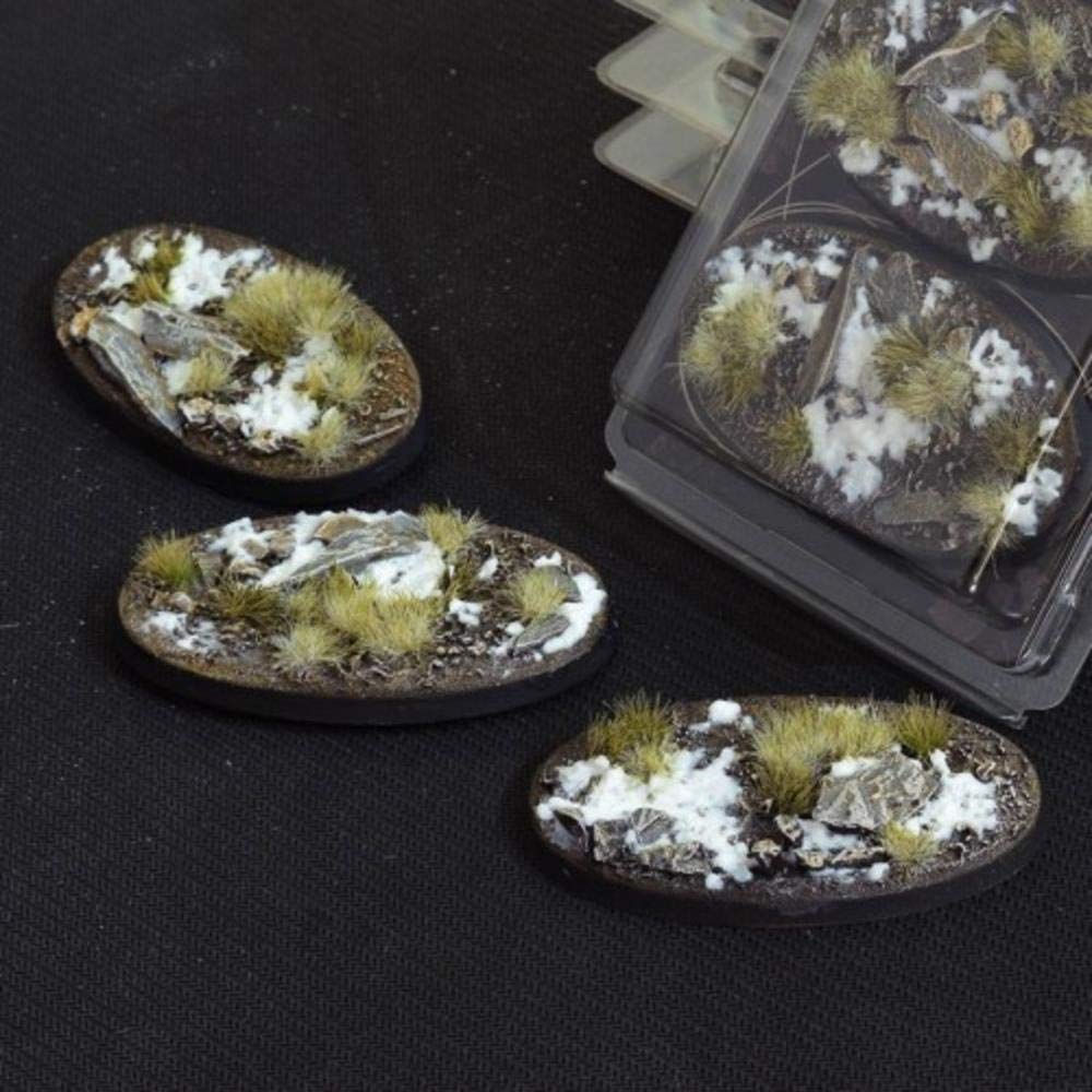 Battle Ready Bases GamersGrass Winter Bases 75 mm Oval (GGB-HLO75)
