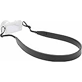 Camera Strap Classic PU Leather Neck Shoulder Straps for photographers, Full Double Layer Leather with Soft Padded for DSLR