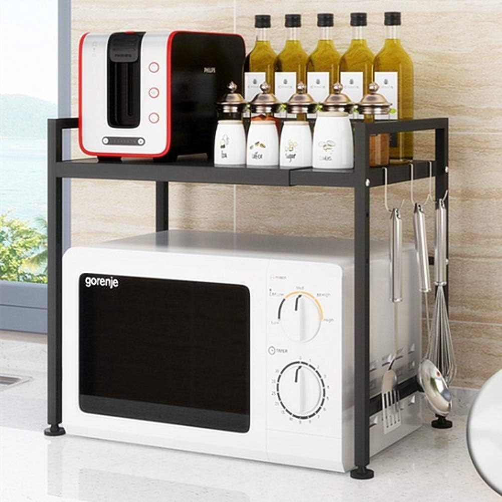 estantes microondas cocina