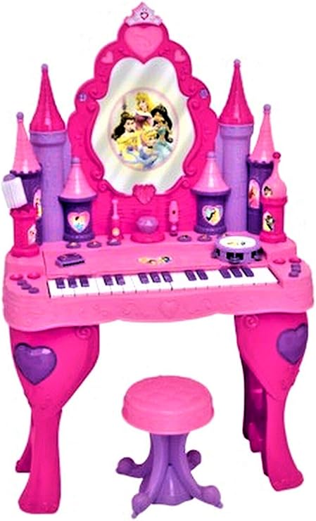 Amazon ディズニープリンセス キーボード化粧台 ケース ボックス おもちゃ