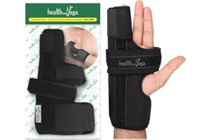 SOULGENIE HealthAndYoga™ GuardNHeal Ulnar Gutter Boxer Splint – Must Use for Pinky Finger Splint, Boxer’s Fracture, Ulnar Gutter Wrist Brace, Metacarpal finger splint, Dupuytren's contracture - for Left or Right Hand (Medium)