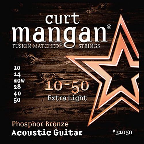 CURT MANGAN STRINGS 10-50 Phosphor Bronze Guitar Strings