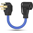 JL Gears NEMA 14-30P to 14-50R 1FT EV Charger Adapter Cord, 30 Amp Dryer Plug to 50 Amp EV for Level 2 Charging, UL Listed