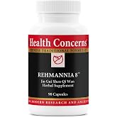 Health Concerns Rehmannia 8 - Kidney Cleanse Detox &amp; Repair Supplement - Back Discomfort &amp; Urinary Tract Health for Women &amp; Men - Traditional Chinese Herbal Root Extract for Backaches - 90 Capsules