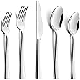 60-Piece Silverware Set, Stainless Steel Flatware Set for 12, Food-Grade Tableware Cutlery Set, Utensil Sets for Home Restaur