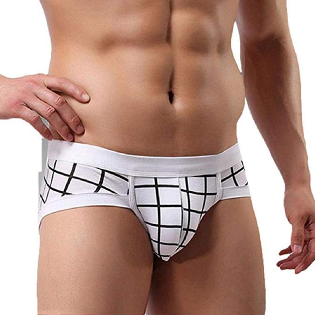 XHLEMON Men's Underwear, Mens Low Waist Boxers Briefs Men Underpants Soft Shorts Men Underwear Boxers Bulge Pouch Men Shorts Hot