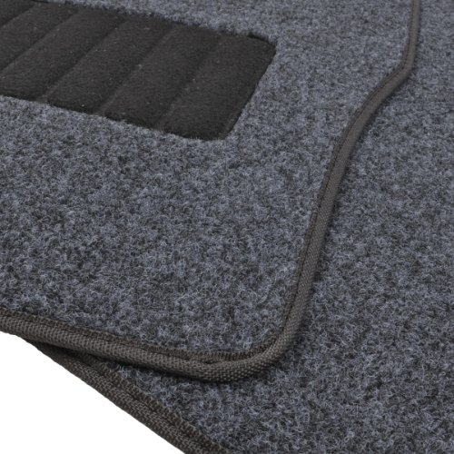 Motor Trend FatRug Carpet Floor Mats - Dark Ash Gray - Thick Robust Auto Gear for Your Car Truck or SUV