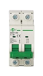 ZGLEDUN DC Miniature Circuit Breaker, 2 Pole 32