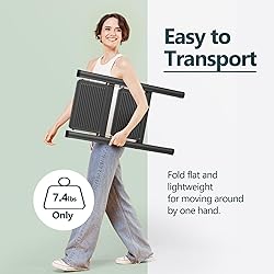 WOA WOA 2 Step Ladder, Step Stool Foldable with