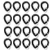 Homanda® Pack of 20 Black Plastic Wrist Coil Wrist band Key Ring Chain for Outdoor Sport