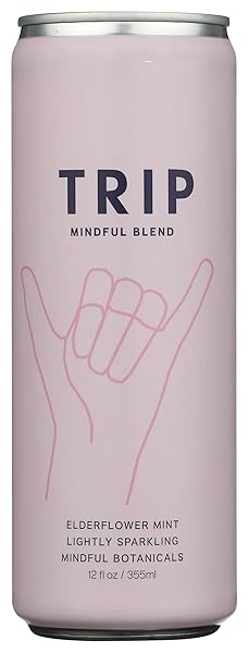 TRIP ELDERFLOWER MINT FUNCTIONAL WATER, 12 FZ