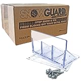 20 Pack Jumbo Snow Guards for Metal Roofs – Clear