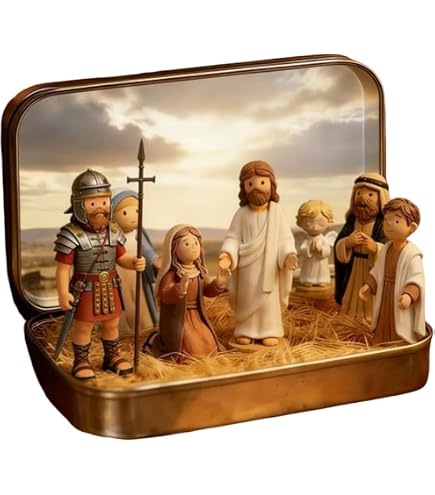 Jesus Resurrection Set for Easter (8 hand painted pieces) Home