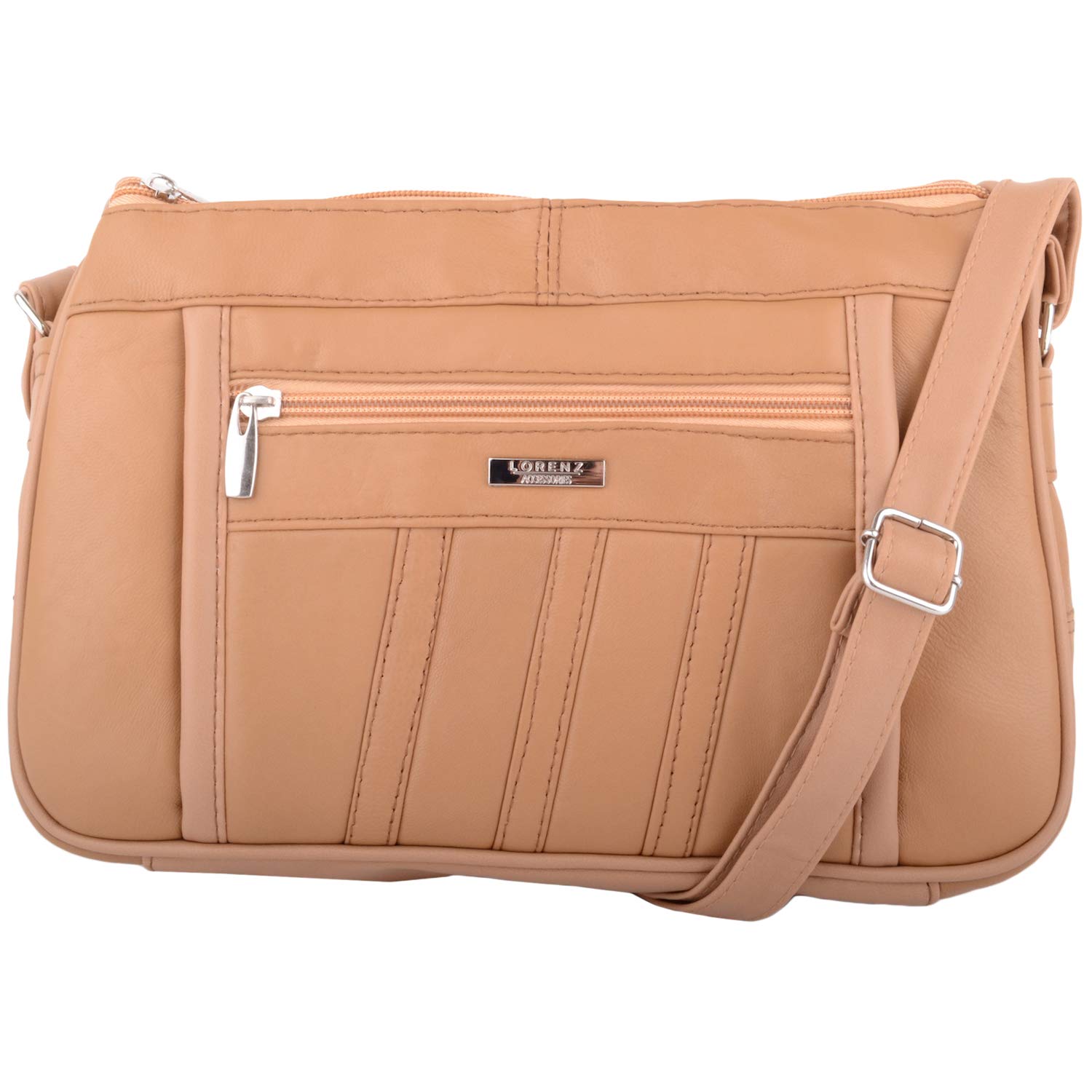 Lorenz Leather Handbag # 1968 - Tan