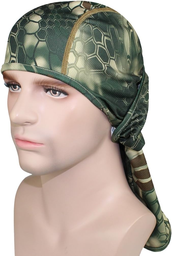 GANWAY Pack of 2 Outdoor Accessories Hunting Fishing Cap Thin Camo Ski Mask Camouflage Motorcycle Headgear Sun Balaclava Hat : Sports & Outdoors