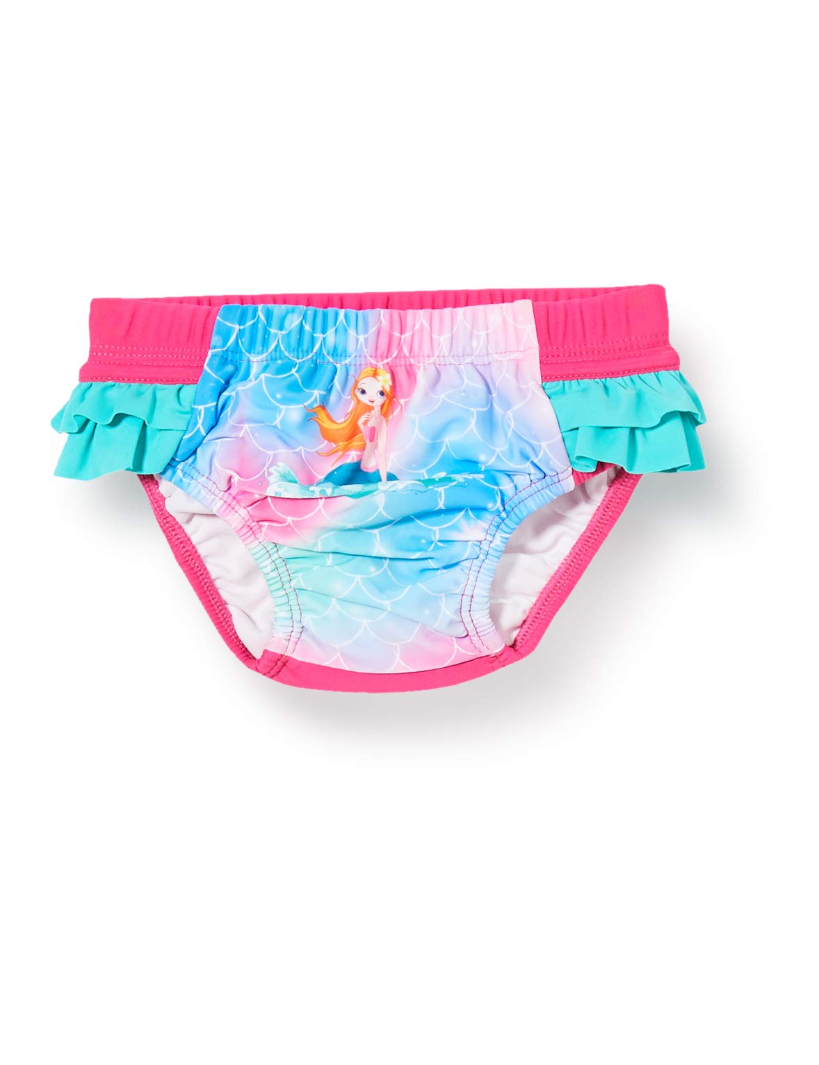 Playshoes Girls UV protection mermaid nappy trousers 461260, 18 - Pink, 86-92