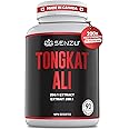 100% Pure Tongkat Ali 60,000mg - 200X Extract Men's Natural Health - Tongkat Ali Root Extract Powder - 90 Veggie Caps - Made 