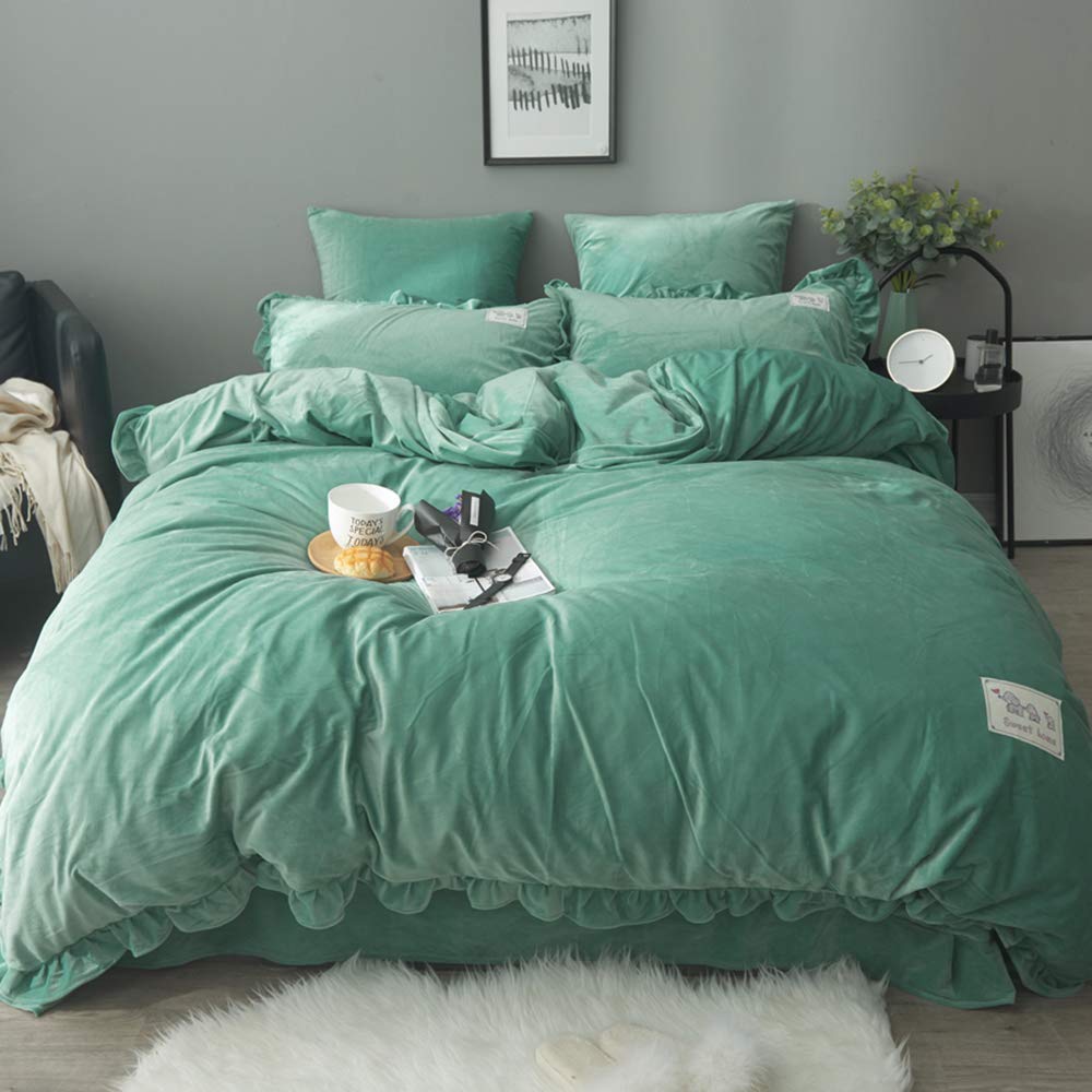 PomCo Velvet Flannel Duvet Cover Set Queen/Full for Boys