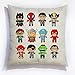 Batman Spider Man America Captain Iron Man Throw Pillowcase Superheroes Linen Cushion Case