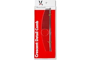 Warren London Copper Crescent Comb 6.5 inches – Premium Dog Grooming Comb for Professional-Quality Results Comfort Control Durability and Detail