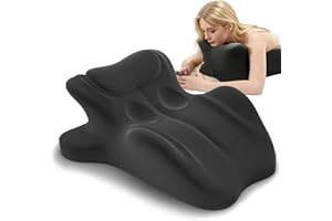 Moodie Intimacy Pillow, Arcova Sweet Spot Pillow, 27° Angle Perfect Position Ergonomic Contoured Support Pillow, Multi-Functional Memory Foam Lounger Cushion Back Support