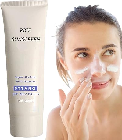 fanelod Hydrating Sunscreen Lotion SPF50+ PA+++ Waterproof Rice Extract Broad
