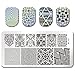 Born Pretty 5Pcs Nail Art Stamp Template Image Plates BPL026-030