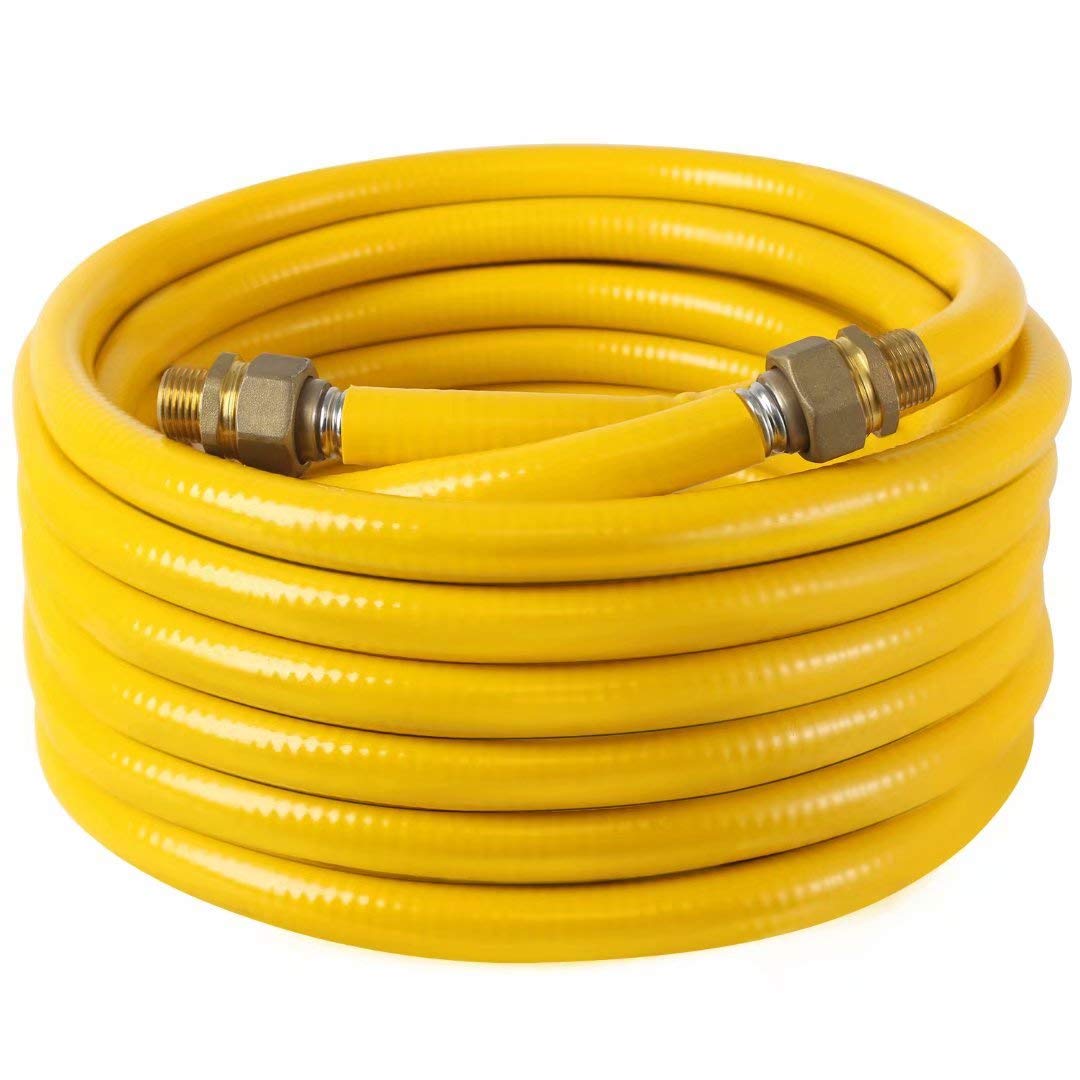 Photo 1 of Best brose 3/4" Tubing Pipe KIT 35ft,Corrugated Stainless Steel Tubing with 2 Male Fittings (35)