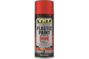 VHT Duplicolor ESP821007 Red High Temperature Plastic Paint, 11. Fluid_Ounces