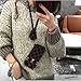 jiehao iPhone 7 Plus/iPhone 8 Plus Case, Vintage Elegant Luxury Designer Lattice PU Leather Back with Lanyard Soft Bumper Shock Absorption Trunk Case for Apple iPhone 7 Plus/iPhone 8 Plus, Brown