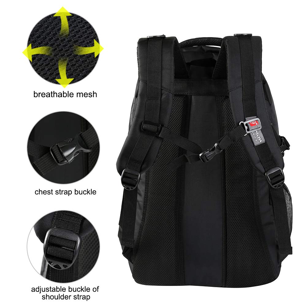 Vbiger 40L Trekkingrucksack Wasserdichter Outdoor Wanderrucksäcke für Camping Wandern Reisen