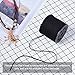 Pandahall 90m/295feet/98yard/roll 3x1.4mm Faux Suede Cord Roll String Leather Lace Beading Thread Suede Lace Lether Cording for Jewelry Makings Black