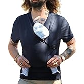 Amtopiyo Dad Kangaroo T-Shirt Mom Soothe Little Wrap Carrier V Neck Short Sleeve Tank Tops