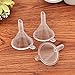 [60PCS] Sc0nni Small Clear Plastic Mini Funnels For Filling Small Samples Perfume Liquid Emulsion