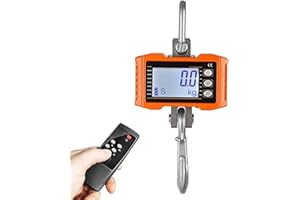 Bulipu 1000KG 2000LBS 1T High Precision Aluminum Digital Crane Scale Heavy Duty Hanging