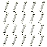 HUAREW T1AL250V 20 Pcs 6x30 mm 0.24 x 1.18 inch